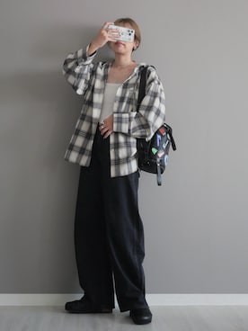「アイテム（リング）」を使った、miiさん（レディース・162cm）の夏コーディネート