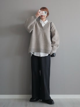 「notch.（ノッチ）のアイテム」を使った、miiさん（レディース・162cm）の冬コーディネート