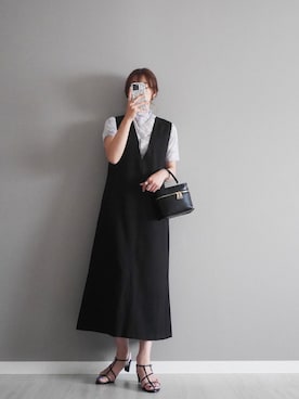 「cava cava（サヴァサヴァ）のアイテム（サンダル）」を使った、miiさん（レディース・162cm）の夏コーディネート