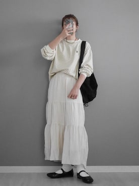 「ORLEAN（オルレアン）のアイテム」を使った、miiさん（レディース・162cm）の冬コーディネート