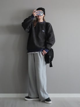 「notch.（ノッチ）のアイテム」を使った、miiさん（レディース・162cm）の秋コーディネート