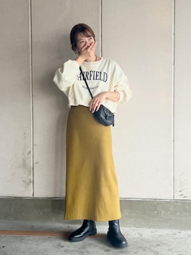 「ORLEAN（オルレアン）のアイテム」を使った、miiさん（レディース・162cm）の冬コーディネート