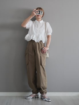 「METROCITY（メトロシティ）のアイテム」を使った、miiさん（レディース・162cm）の夏コーディネート