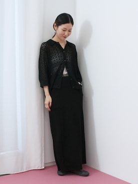 「アイテム（ドレスシューズ）」を使った、miyaさん（レディース・158cm）の秋コーディネート
