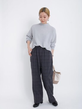 「Samansa Mos2 blue（サマンサモスモスブルー）のアイテム（ブーツ）」を使った、miyaさん（骨格ウェーブ・レディース・158cm）の冬コーディネート