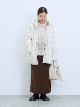 miyaさん（レディース・158cm）の冬コーディネート