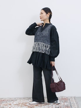 miyaさん（レディース・158cm）の秋コーディネート