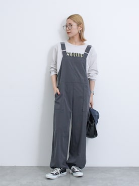 「Samansa Mos2 blue（サマンサモスモスブルー）のアイテム（帽子）」を使った、miyaさん（骨格ウェーブ・レディース・158cm）の秋コーディネート