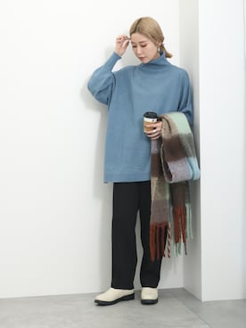 miyaさん（レディース・158cm）の冬コーディネート