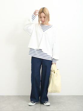 miyaさん（レディース・158cm）の春コーディネート