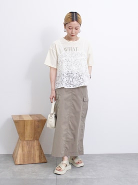 「キャミビスチェ」｜miyaさん（レディース・158cm）の夏コーディネート