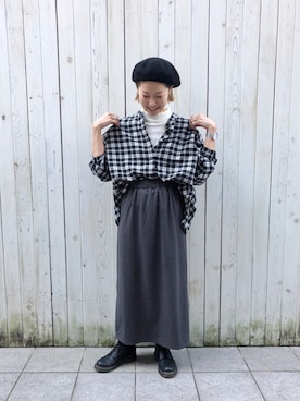 miyaさん(レディース・158cm)の冬コーディネート