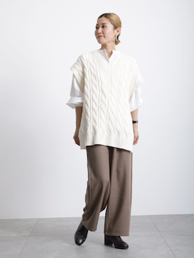 「Samansa Mos2 blue（サマンサモスモスブルー）のアイテム（ブーツ）」を使った、miyaさん（骨格ウェーブ・レディース・158cm）の冬コーディネート