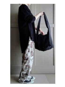 「CONVERSE（コンバース）のconverse コンバース ALL STAR HI オールスター ハイ 3206 BLACK(US)（スニーカー）」を使った、akaさん（レディース・159cm）の秋コーディネート