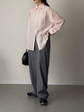 「しまむら（シマムラ）のアイテム」を使った、haru さん（レディース・162cm）の春コーディネート