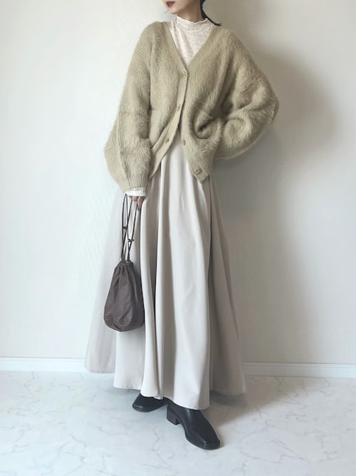 Amiur shaggy over size cardigan シャギーカーデン Amiur（エミレ） カーディガン shaggy over size cardigan / シャギー