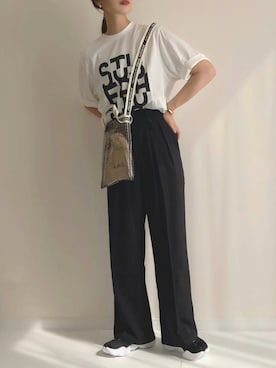 「DHOLIC STYLE（ディーホリックスタイル）のアイテム」を使った、haru さん（レディース・162cm）の夏コーディネート