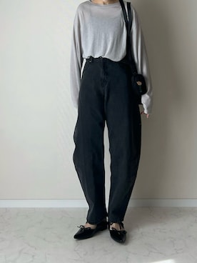 「アイテム（サンダル）」を使った、haru さん（レディース・162cm）の秋コーディネート