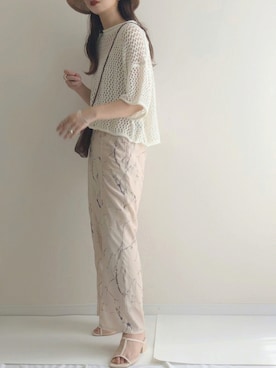 「Per sist ence（パーシエンス）のアイテム」を使った、haru さん（レディース・162cm）の夏コーディネート