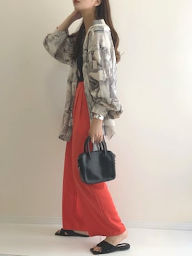 「Per sist ence（パーシエンス）のアイテム」を使った、haru さん（レディース・162cm）の夏コーディネート