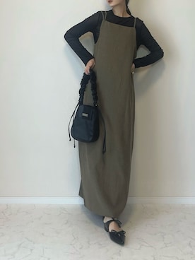 「アイテム（ワンピース/ドレス）」を使った、haru さん（レディース・162cm）の夏コーディネート