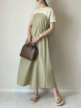 「NOAHL（ノアル）のアイテム」を使った、haru さん（レディース・162cm）の夏コーディネート