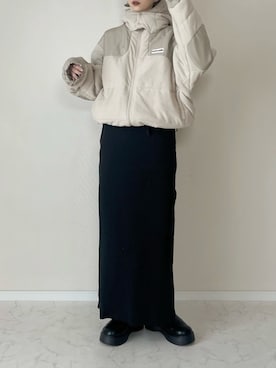 「アイテム（スリッポン）」を使った、haru さん（レディース・162cm）の秋コーディネート