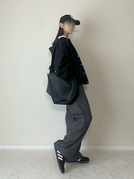 「アイテム（マウンテンパーカー）」を使った、haru さん（レディース・162cm）の秋コーディネート
