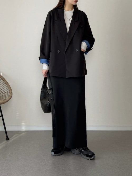 ダブルボタンオーバーサイズジャケット【セットアップ対応】（その他