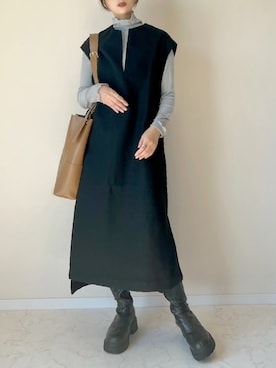 「classicalelf（クラシカルエルフ）のアイテム（ワンピース/ドレス）」を使った、haru さん（レディース・162cm）の秋コーディネート