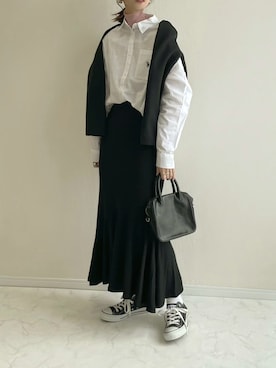 「VACANCY（ヴァカンシー）のアイテム（トップス）」を使った、haru さん（レディース・162cm）の冬コーディネート