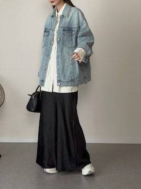 「LIAN（リアン）のアイテム」を使った、haru さん（レディース・162cm）の春コーディネート