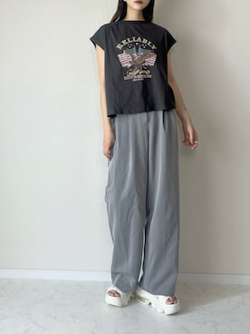 「Java（ジャバ）のアイテム」を使った、haru さん（レディース・162cm）の夏コーディネート