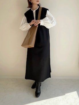 「I_am（アイアム）のアイテム」を使った、haru さん（レディース・162cm）の秋コーディネート