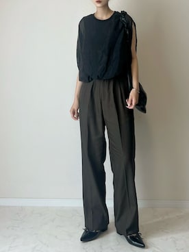 「select MOCA（セレクトモカ）のアイテム」を使った、haru さん（レディース・162cm）の夏コーディネート