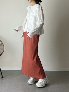 「Crisp（クリスプ）のアイテム」を使った、haru さん（レディース・162cm）の春コーディネート