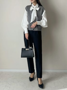 「RANAN（ラナン）のアイテム」を使った、haru さん（レディース・162cm）の冬コーディネート