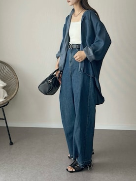 「CIAOPANIC TYPY（チャオパニックティピー）のアイテム」を使った、haru さん（レディース・162cm）の春コーディネート