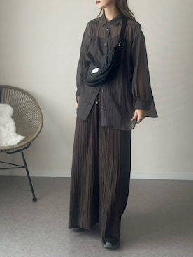 「NIKE（ナイキ）のアイテム」を使った、haru さん（レディース・162cm）の秋コーディネート