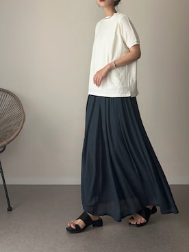 「ikka（イッカ）のアイテム」を使った、haru さん（レディース・162cm）の夏コーディネート