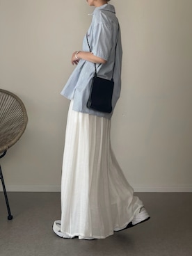 「Java（ジャバ）のアイテム（Tシャツ/カットソー）」を使った、haru さん（レディース・162cm）の夏コーディネート