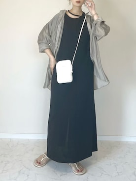 haru さんの「luster no collar shirt」を使ったコーディネート