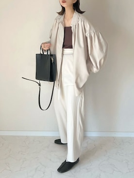 「Bermosa（ベルモサ）のアイテム」を使った、haru さん（レディース・162cm）の秋コーディネート