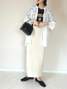 「frames RAY CASSIN（フレームスレイカズン）のアイテム」を使った、haru さん（レディース・162cm）の夏コーディネート