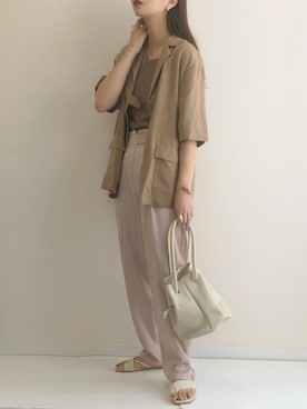 「DHOLIC STYLE（ディーホリックスタイル）のアイテム（その他アウター）」を使った、haru さん（レディース・162cm）の夏コーディネート