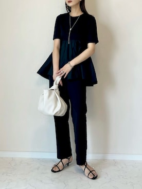「OPAQUE.CLIP（オペークドットクリップ）のアイテム」を使った、haru さん（レディース・162cm）の春コーディネート