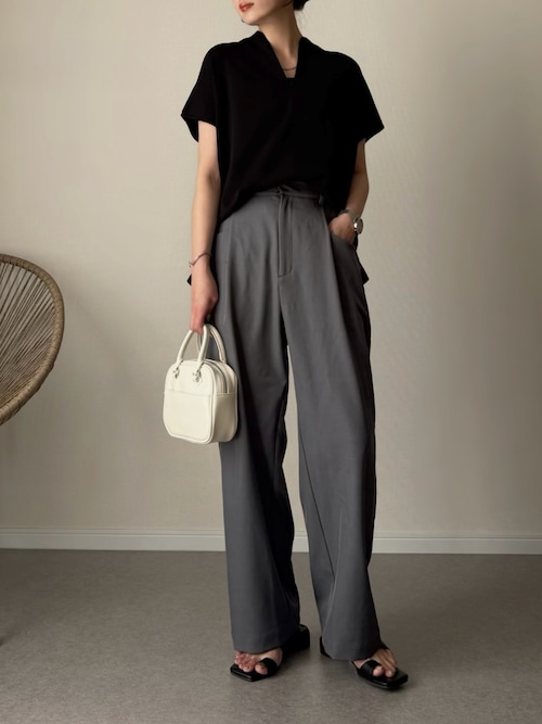「Emma Taylor(エマテイラー)の【春ニット】フロント2wayニットトップス(ニット/セーター)」を使った、haru さん(レディース・162cm)の春コーディネート