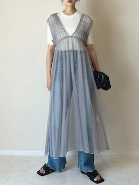 「CIAOPANIC TYPY（チャオパニックティピー）のアイテム（ワンピース/ドレス）」を使った、haru さん（レディース・162cm）の夏コーディネート