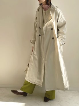 「feepur（フェピュール）のアイテム（ジャケット/アウター）」を使った、haru さん（レディース・162cm）の春コーディネート