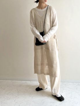 「I_am（アイアム）のアイテム」を使った、haru さん（レディース・162cm）の春コーディネート